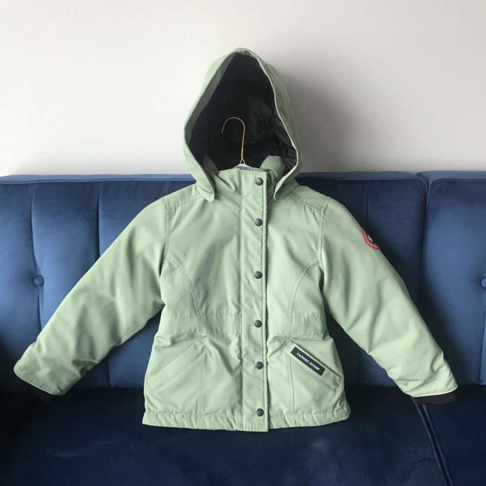 Canada Goose Sage Green Down Jacket - Youth XS (6)
